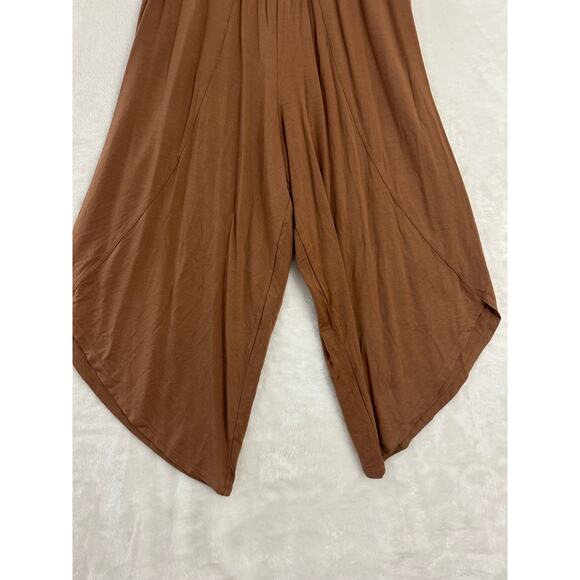 NWT Matilda Jane Brown Capri Flowy Pants M Boho Modal - Picture 2 of 7